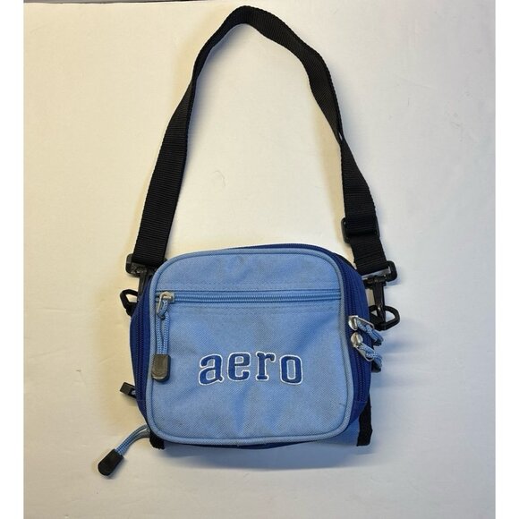 Aeropostale Blue CD Player Bag and CD Case holder (Y2K 2000s) - Picture 1 of 6